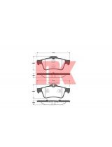 NK 222562 Колодки дисковые задние