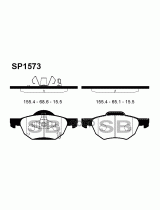 Sangsin SP1573 Колодки дисковые передние