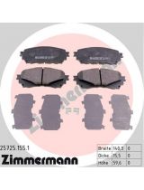 ZIMMERMANN 25725.155.1 Колодки дисковые передние