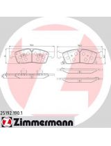 ZIMMERMANN 25192.190.1 Колодки дисковые передние