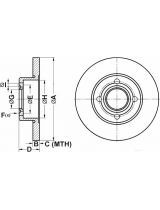 ATE 24.0110-0178.1 Тормозной диск задний