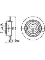 ATE 24.0114-0114.1 Тормозной диск задний