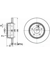 ATE 24.0110-0217.1 Тормозной диск задний