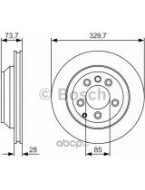 BOSCH 0 986 479 S20 Тормозной диск задний