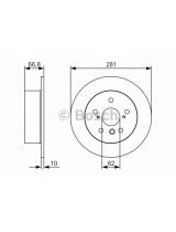 BOSCH 0 986 479 R06 Тормозной диск задний