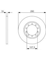BOSCH 0 986 479 390 Тормозной диск задний