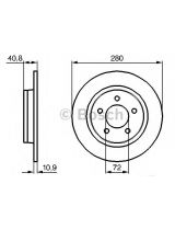 BOSCH 0 986 479 181 Тормозной диск задний