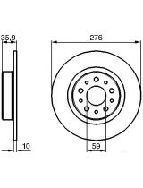BOSCH 0 986 479 120 Тормозной диск задний