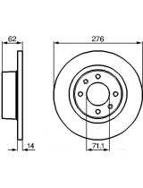 BOSCH 0 986 478 981 Тормозной диск задний