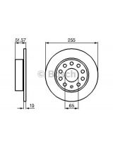 BOSCH 0 986 479 099 Тормозной диск задний