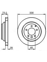 BOSCH 0 986 479 095 Тормозной диск задний