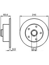 BOSCH 0 986 478 759 Тормозной диск задний