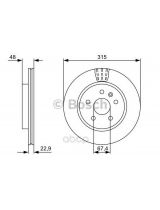 BOSCH 0 986 479 514 Тормозной диск задний