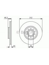 BOSCH 0 986 479 S23 Тормозной диск передний