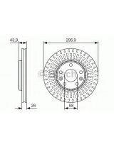 BOSCH 0 986 479 S93 Тормозной диск передний