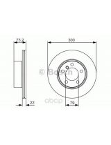 BOSCH 0 986 479 A18 Тормозной диск передний