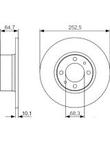 BOSCH 0 986 479 988 Тормозной диск передний