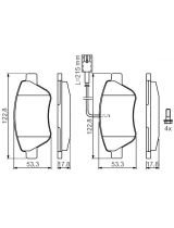 BOSCH 0 986 479 R58 Тормозной диск передний