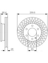 BOSCH 0 986 479 R78 Тормозной диск передний