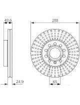 BOSCH 0 986 479 939 Тормозной диск передний