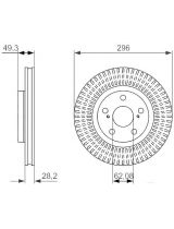 BOSCH 0 986 479 768 Тормозной диск передний