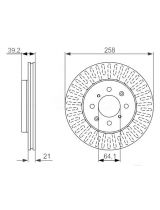 BOSCH 0 986 479 594 Тормозной диск передний
