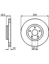 BOSCH 0 986 479 171 Тормозной диск передний