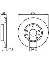 BOSCH 0 986 478 992 Тормозной диск передний