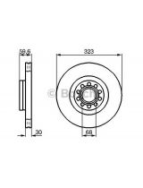BOSCH 0 986 479 060 Тормозной диск передний