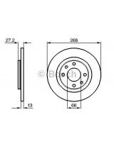 BOSCH 0 986 478 847 Тормозной диск передний