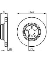 BOSCH 0 986 479 003 Тормозной диск передний