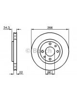 BOSCH 0 986 478 618 Тормозной диск передний