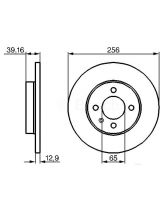 BOSCH 0 986 478 329 Тормозной диск передний