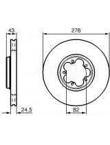 BOSCH 0 986 478 299 Тормозной диск передний