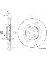 BREMBO 09.B039.11 Тормозной диск передний