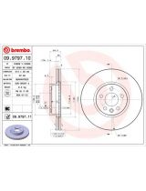 BREMBO 09.9797.10 Тормозной диск передний