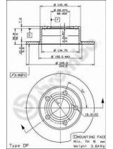 BREMBO 08.5743.11 Тормозной диск