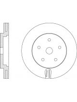 NiBK RN1557 Тормозной диск передний