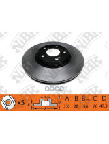 NiBK RN1410 Тормозной диск передний