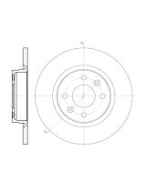 REMSA 6809.00 Тормозной диск передний