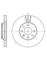 REMSA 6572.10 Тормозной диск передний
