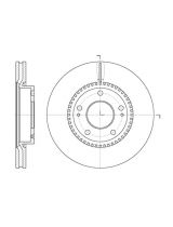 REMSA 6663.10 Тормозной диск передний
