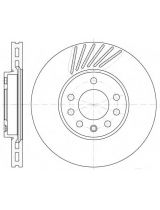 REMSA 6494.10 Тормозной диск передний