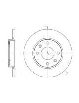 REMSA 6535.00 Тормозной диск передний