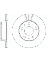 REMSA 6504.10 Тормозной диск передний