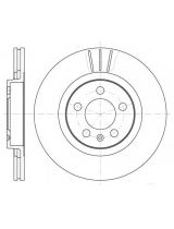 REMSA 6546.10 Тормозной диск передний