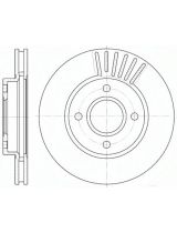 REMSA 6211.10 Тормозной диск передний