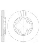 REMSA 6205.10 Тормозной диск передний