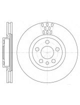 REMSA 6305.11 Тормозной диск передний