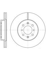 REMSA 6224.10 Тормозной диск передний